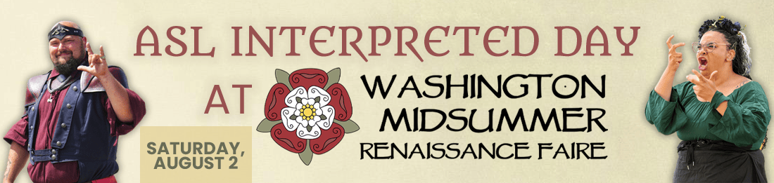 ASL intepreted day banner