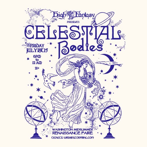 Celestial Bodies flyer
