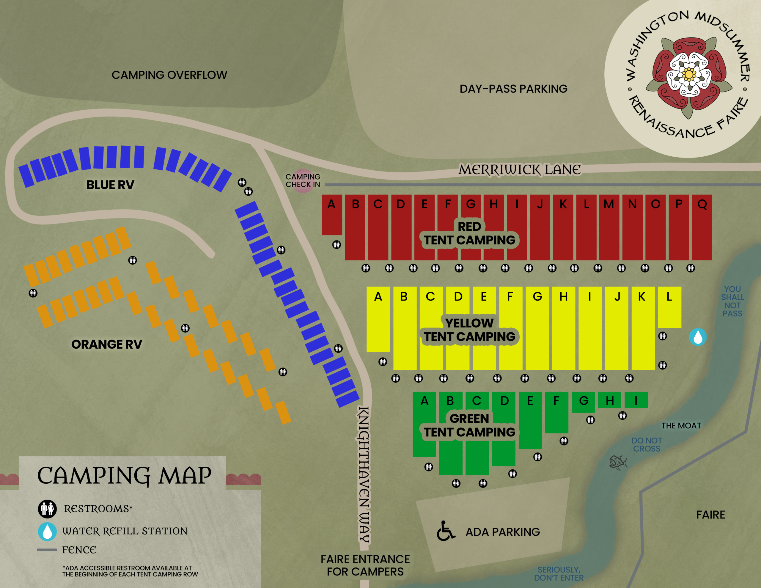 Camping Map 2025