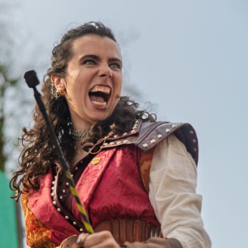 Natalie Starr Storyteller ORF Mornyng Knight