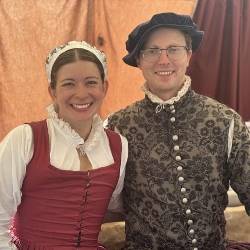 Natalie Starr Storyteller ORF Musicians Jelby Mcbett smiling